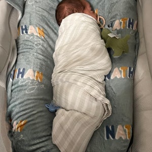 Custom Baby Blankets, Baby Blankets, Blanket for Baby, Personalized Baby Blankets, Baby Blanket With Name, Name Blanket image 3