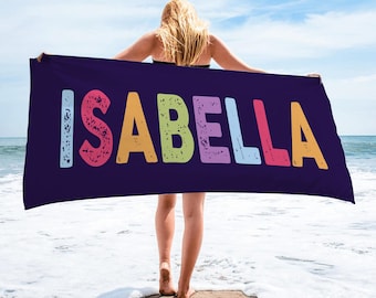 Personalized Beach Towel, Custom Beach Towels, Beach Towels on sale, Pool Towels, Monogrammed Beach Towels