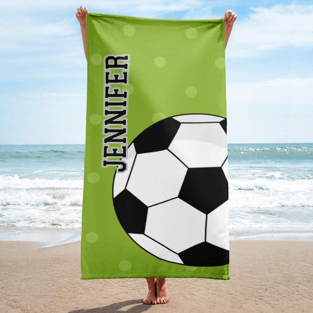 Football Beach Towels, Personalized Beach Towels, Custom Beach Towels, Beach Towels on Sale