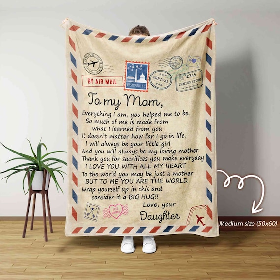To My Mom Blanket Personalized Name Blanket Mother Blanket Family Throw Blanket Blanket for Mom Blankets for Gift Christmas Blanket Etsy Canada