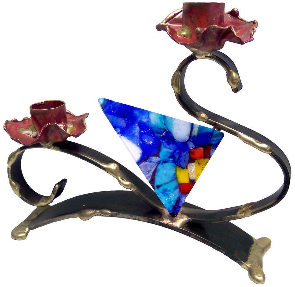 Handcrafted Shabbat Candlesticks by Gary Rosenthal Traditions Jewish