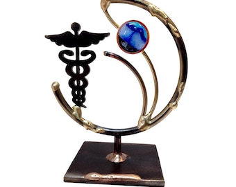 Gary Rosenthal Metal Laser Cut Doctor Sculpture - Traditions Jewish Gifts