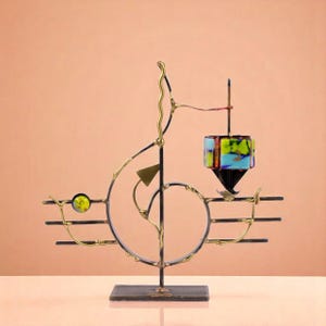 Gary Rosenthal Musical G-Clef Dreidel - Traditions Jewish Gifts