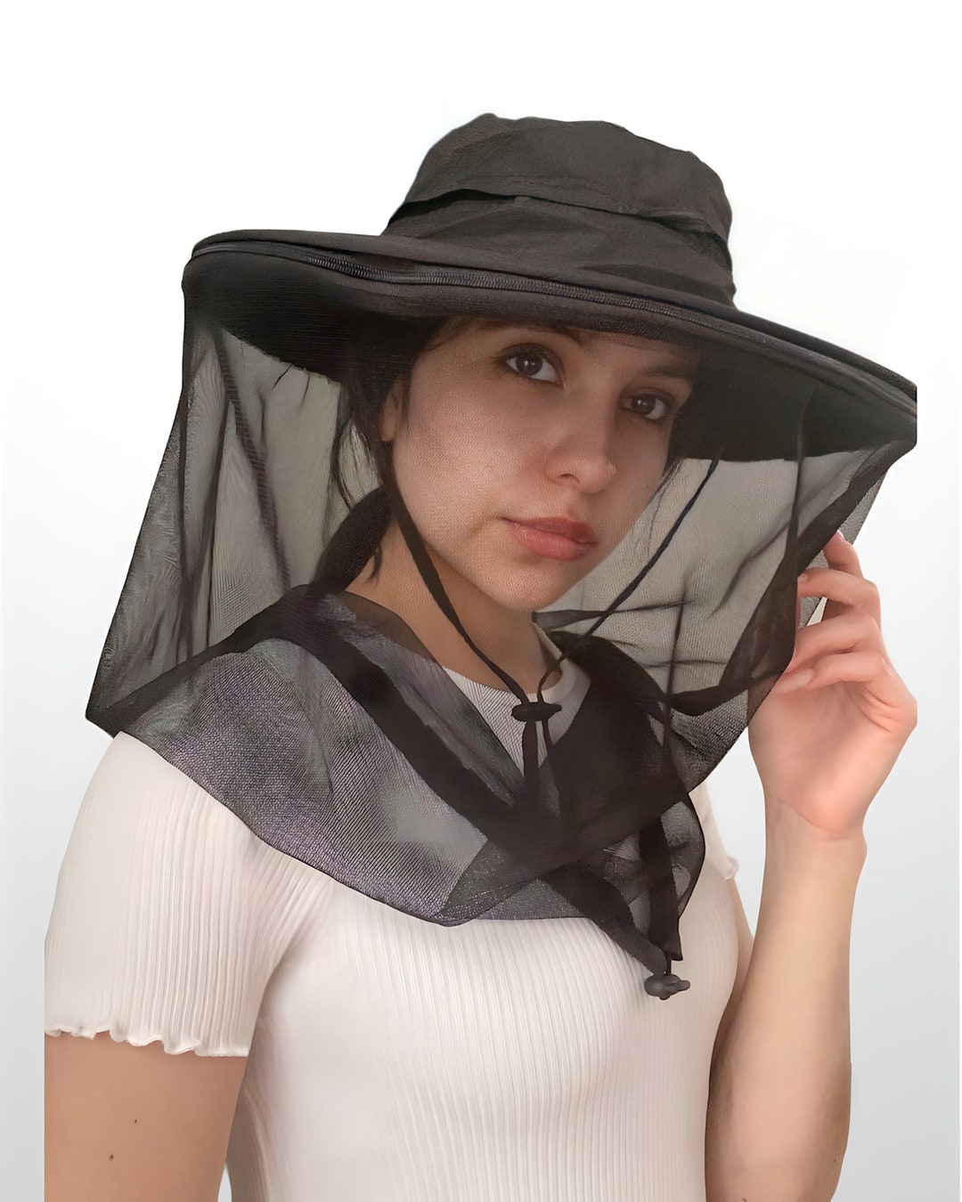 AGGAFA Mosquito Head Net Hat UPF 50 Mosquito Hat Best Etsy