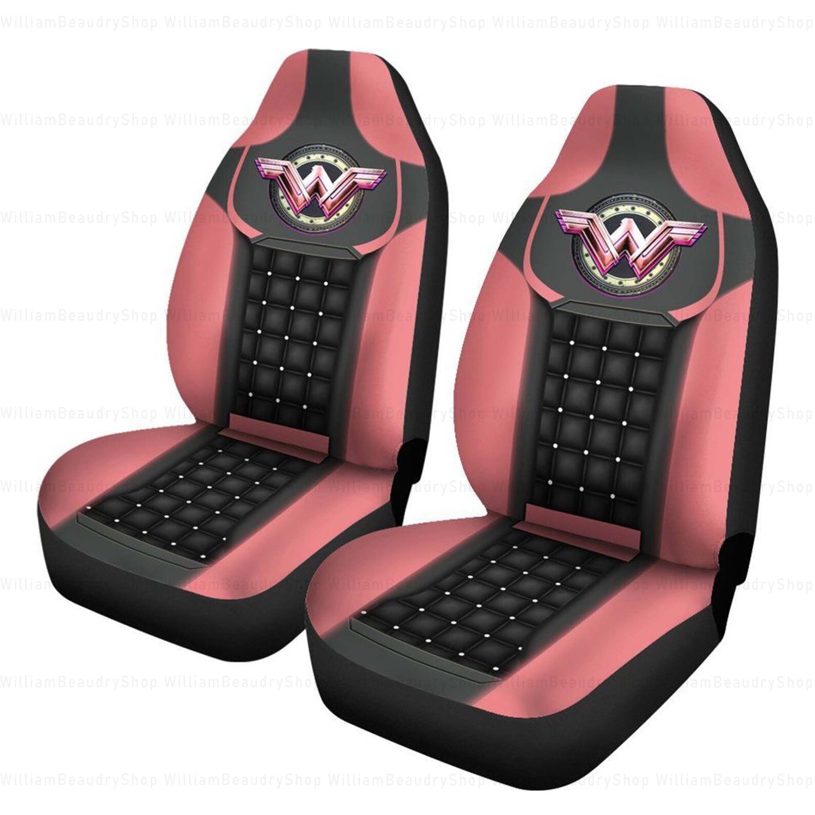 Wonder Woman Car Seat Cover Car Accessory Car Seat Etsy