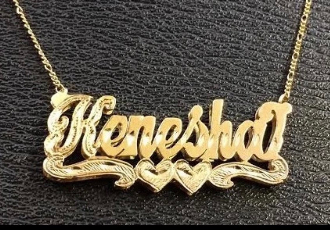 Double Plated Nameplate | Etsy Australia