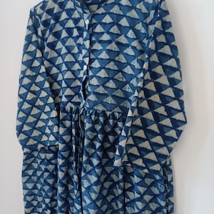 Block print Dress,Indian Cotton Dress,NooWork,Cotton Dress,Handblock Print Dress,Indian Block Print,Indian Dress,Hand Print Dress,Gifts