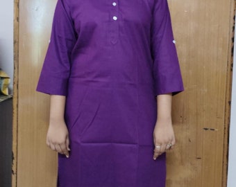 Handmade cotton kurti womens cotton kurti indian designer kurti summer cotton kurti indian top tunic ethnic dress traditional cotton womens