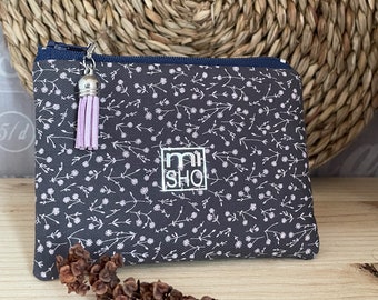 Small pouches, Liberty fabric coin purse, zipper small pouch, gift idea, women gift