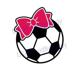 Balón de fútbol con arco - Fútbol - Archivo digital SVG - Archivo digital - Descarga digital - Perfecto para Cricut - o proyectos de bricolaje