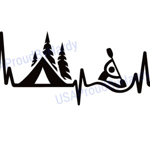 Camping/Outdoors is Life - SVG Digital File - Digital File - Digital Download - Perfect for Cricut - Great for a car decal