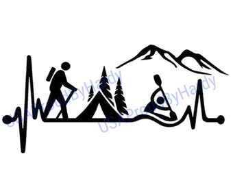 Free Free 342 Mountain Heartbeat Svg SVG PNG EPS DXF File