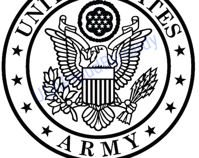 United States Army Seal Logo SVG Digital File Digital File Etsy