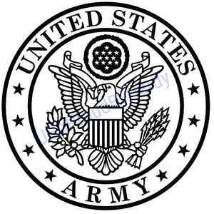 United States Army Seal Logo - SVG Digital File - Digital File - Digital Download - Perfect for Cricut - Great for a car decal