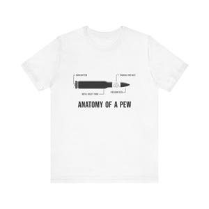 Anatomy Of A Pew - Unisex Short Sleeve Tee
