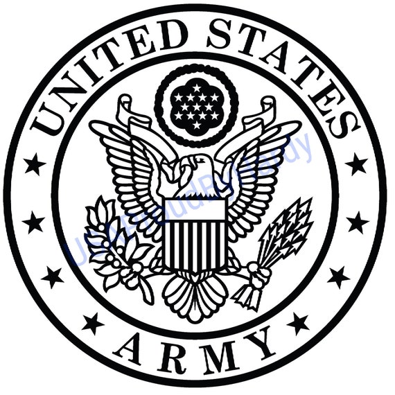 United States Army Seal Logo SVG Digital File Digital File Etsy