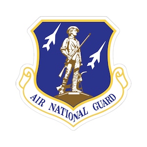 Air National Guard Kiss-Cut Stickers - Military Laptop Decals, Veteran Gifts, Custom Stickers, Decoration for Gear, Proud Service Stickers