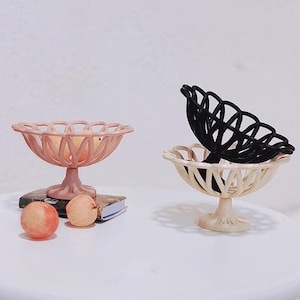 Dollhouse Fruit Plate,Miniature Simulation Fruit Tray,Mini Fruit Tray,Miniature Kitchen Accessory