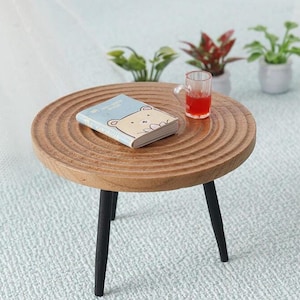 Dollhouse Wooden Table, Miniature Coffee Table,Miniature Furniture For Dollhouse,Doll Kid&#39;s Play House Toys