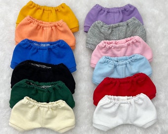 10 cm/15 cm/20 cm Puppenhose, bunte Puppen Jogginghose, Puppenkleidung aus Baumwolle, einfache Hosen