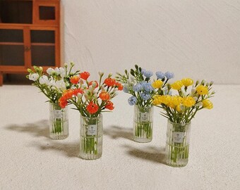 Mini Vaso In Vetro Per Casa Delle Bambole &ndash; Scala 1:12, Fatto A Mano, UK