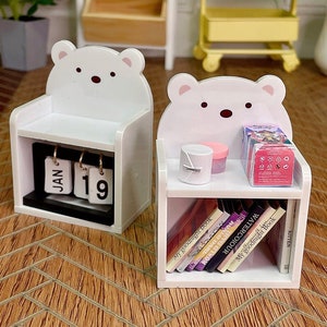 Dollhouse Bookshelf,Mini Bookshelf, Miniature Book Display, Bookshelf Decoration, Furniture Toys