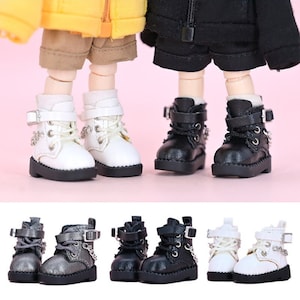 High Heel Doll Shoes, Leather Shoes, Cute Doll Chain Shoes, Doll Clothing Gift