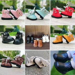 20cm Doll Shoes,Korean Fashion Zipper shoes,Leather Shoes,20cm Belt shoes