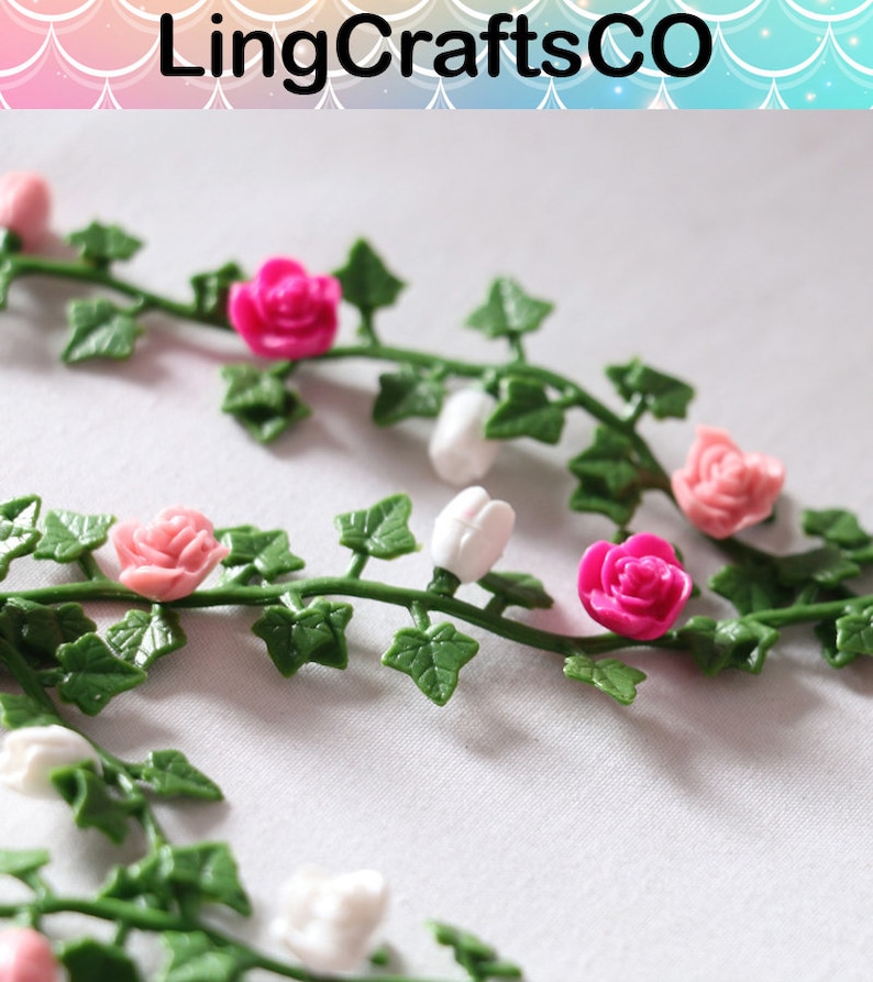 2pcs Dollhouse Vines Miniature Flower Vines Dollhouse Etsy