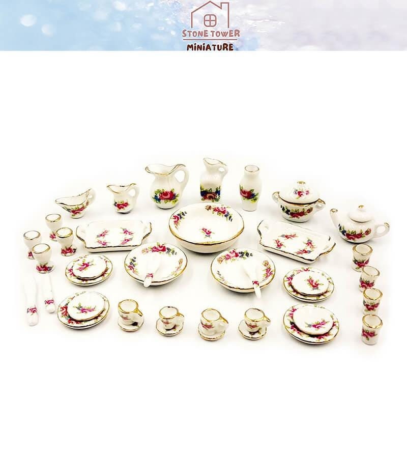Set da cucina per casa delle bambole 1:12 Decorazioni per casa delle Set da cucina per casa delle bambole 1:12 Decorazioni per casa delle