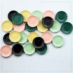 5Pcs 1/6 Doll House Accessories 1:12 Dollhouse Miniature Kitchen Utensil Dessert Dish Model Accessories Kids Toys