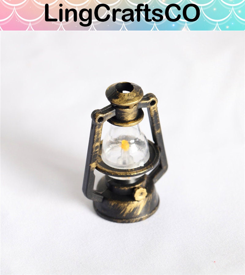 Dollhouse Oil Lamp Dollhouse Miniature Lamp Miniature Light Etsy