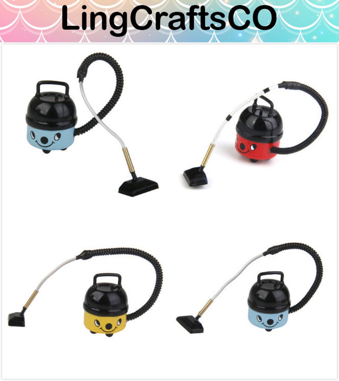 Dollhouse Vacuum Cleaner, Miniature Cute Vacuum Cleaner, Kids Toy