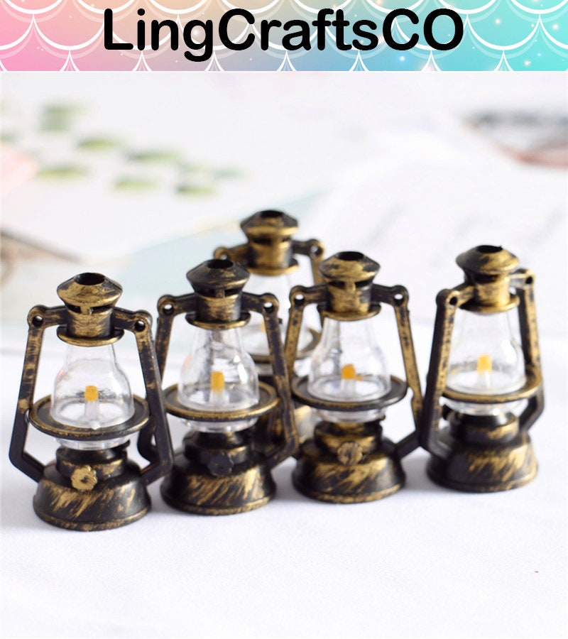 Dollhouse Oil Lamp Dollhouse Miniature Lamp Miniature Light Etsy