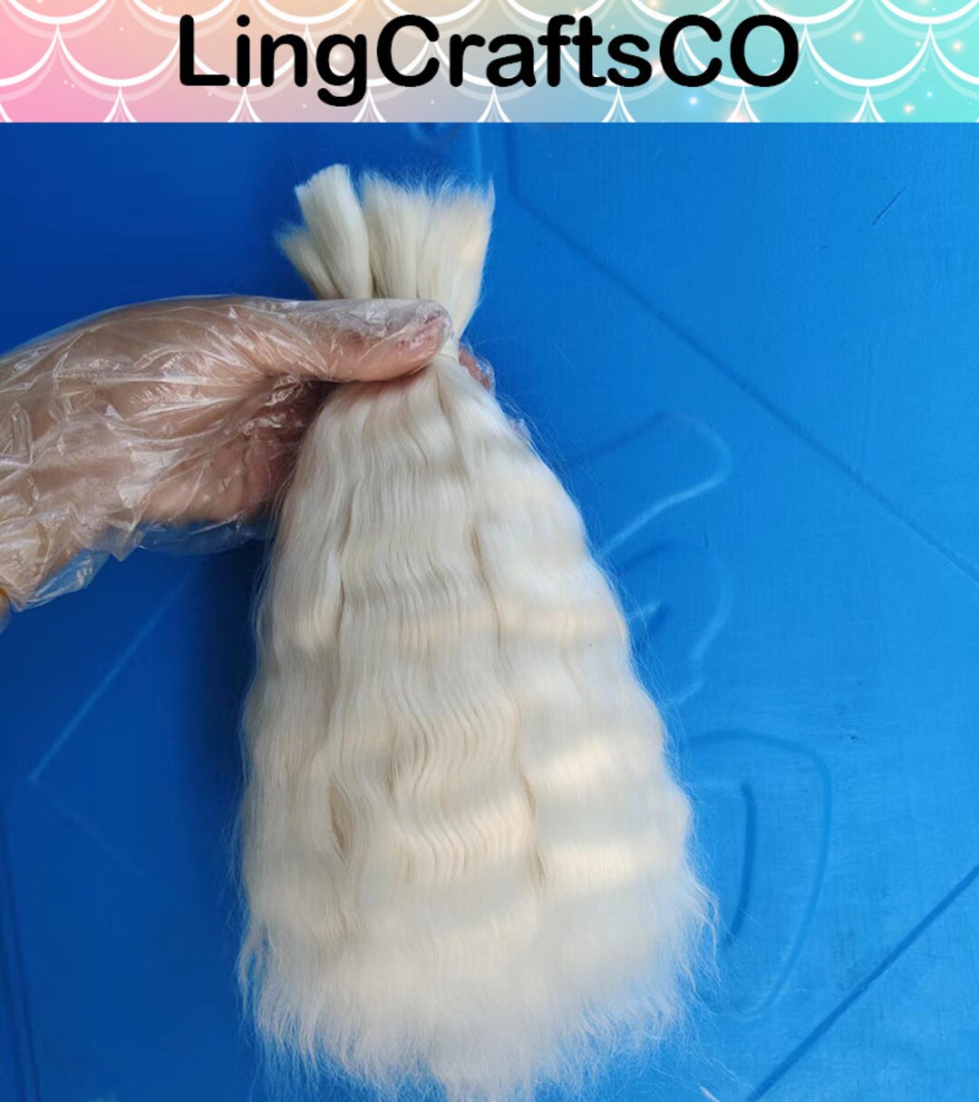 15/20/25cm BJD Wig, Mohair Doll Hair, Mohair Strands, Мohair Curls, BJD