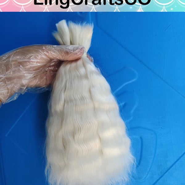 15/20/25cm BJD Wig, Mohair Doll Hair, Mohair strands, Мohair Curls, BJD Mohair Wig