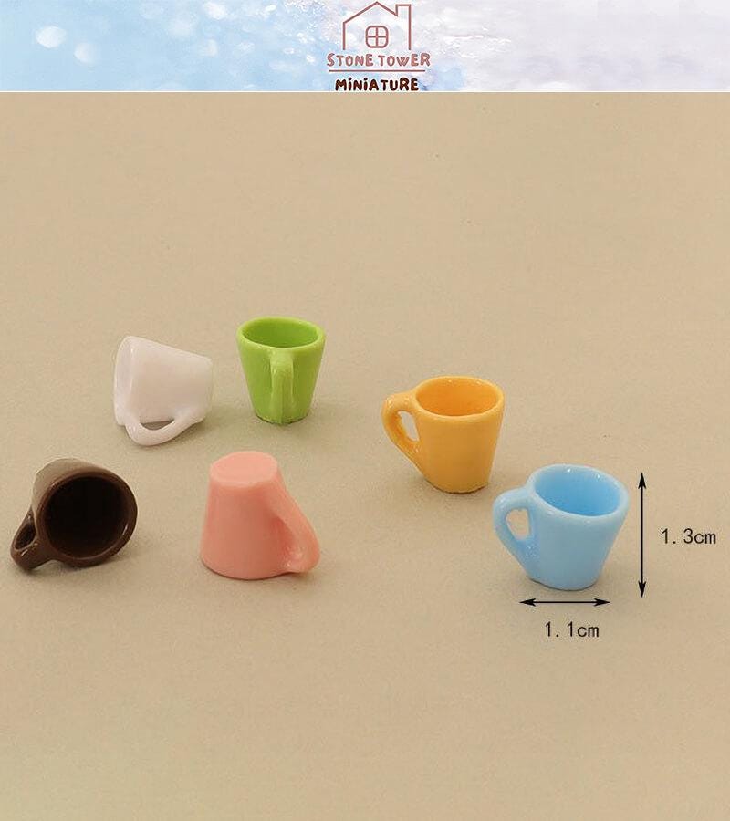 UPKOCH Tazza in Miniatura per Casa delle Bambole Tazzina