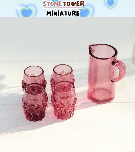 Set di 10 bicchieri in miniatura per casa delle bambole - Scala 1:12, set n. 2 - Italia