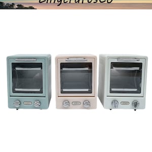 Dollhouse Miniature Oven, 1:12 Dollhouse Kitchen Vertical Oven 3 Colours, Dollhouse Kitchen Accessories