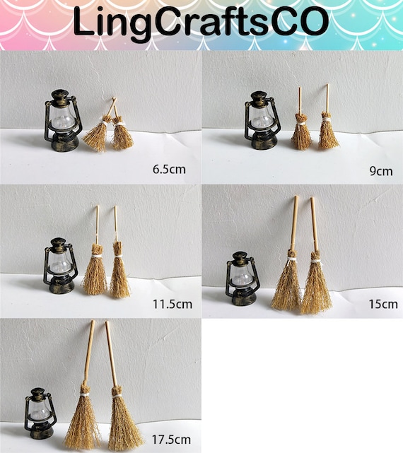 Odoria 1/12 Scale Miniature Accessories Set - Boots, Broom, Mat, Axe & Firewood Log Holder For Dollhouse - View #9