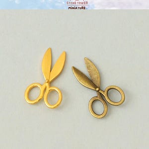 5set Miniature Scissors, Dollhouse Miniature Scissors, Miniature Sewing Supplies, Dollhouse Accessories