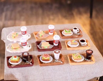 Set Di 6 Panini In Miniatura Scala 1:12 Per Casa Delle Bambole - Fatti A Mano In Argilla, Bianchi, Accessorio Da Forno - 4