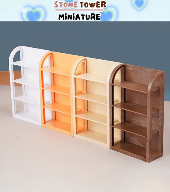 Odoria 1/12 Miniatura Libreria Accessori Casa delle Bambole Dollhouse Miniature Accessories, Marrone