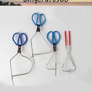 Tonzange, glasierte Edelstahlzange, Tauchzange Glasurwerkzeuge für Keramik, Keramik-Polymer-Ton-Glasur