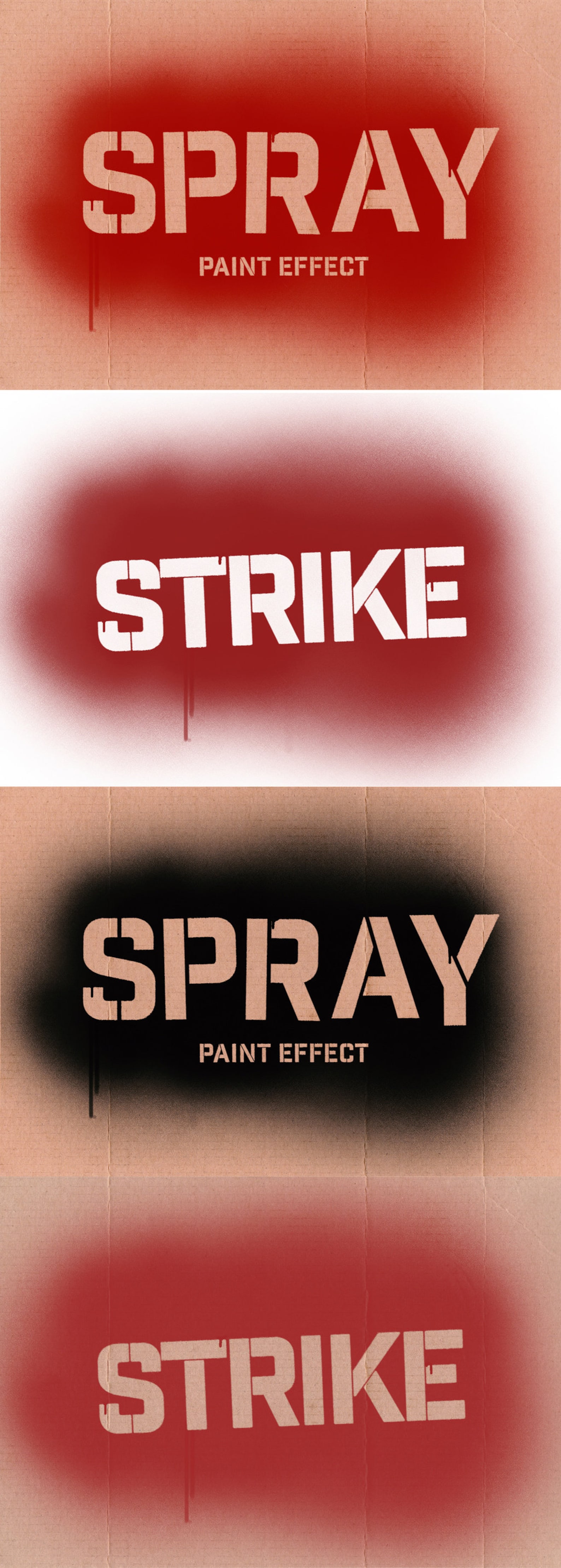 Spray Paint Text Effect Mockup Etsy