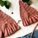 Remy Ruffle Bikini Top Crochet Pattern Adjustable Beginner - Etsy