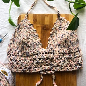 Mariposa Bralette Crochet Pattern Adjustable, Beginner Friendly Crochet Pattern for Any Size image 3