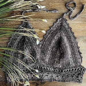 Mariposa Bralette Crochet Pattern Adjustable, Beginner Friendly Crochet Pattern for Any Size image 8