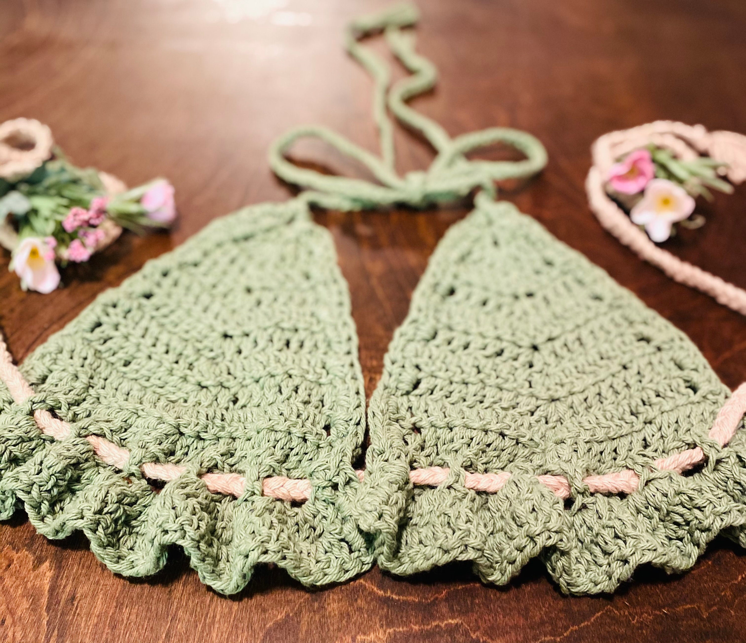Remy Ruffle Bikini Top Crochet Pattern | Adjustable, Beginner Friendly ...