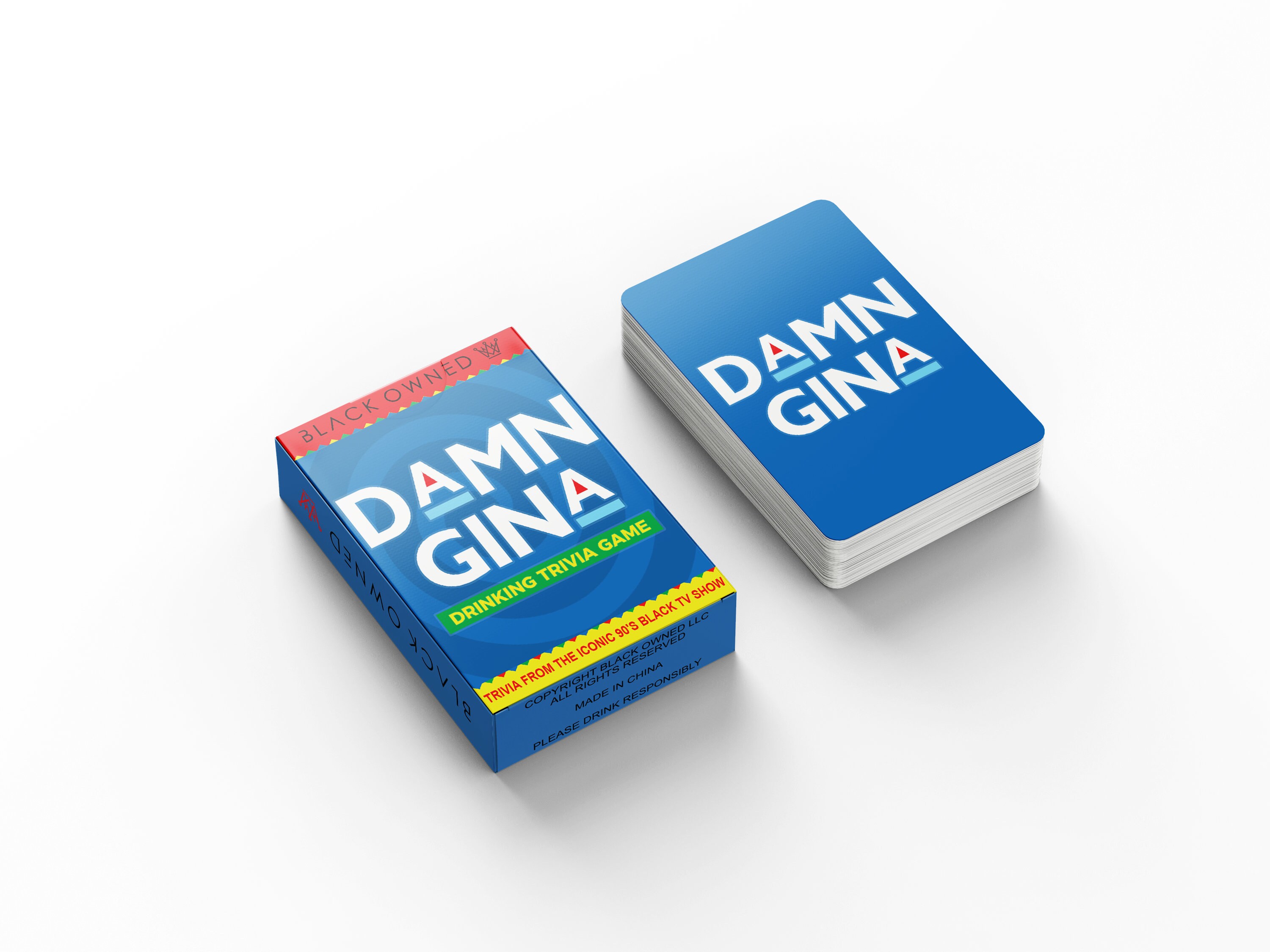 Black Owned Damn Gina Adult Drinking Trivia Party Card Game Etsy